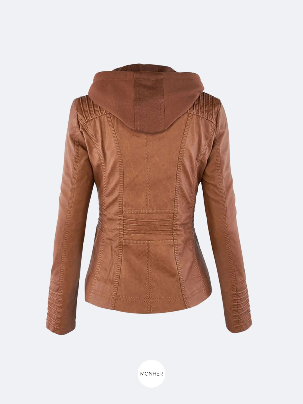 Francis - Chaqueta de piel con capucha