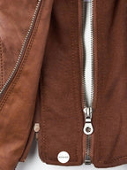 Francis - Chaqueta de piel con capucha