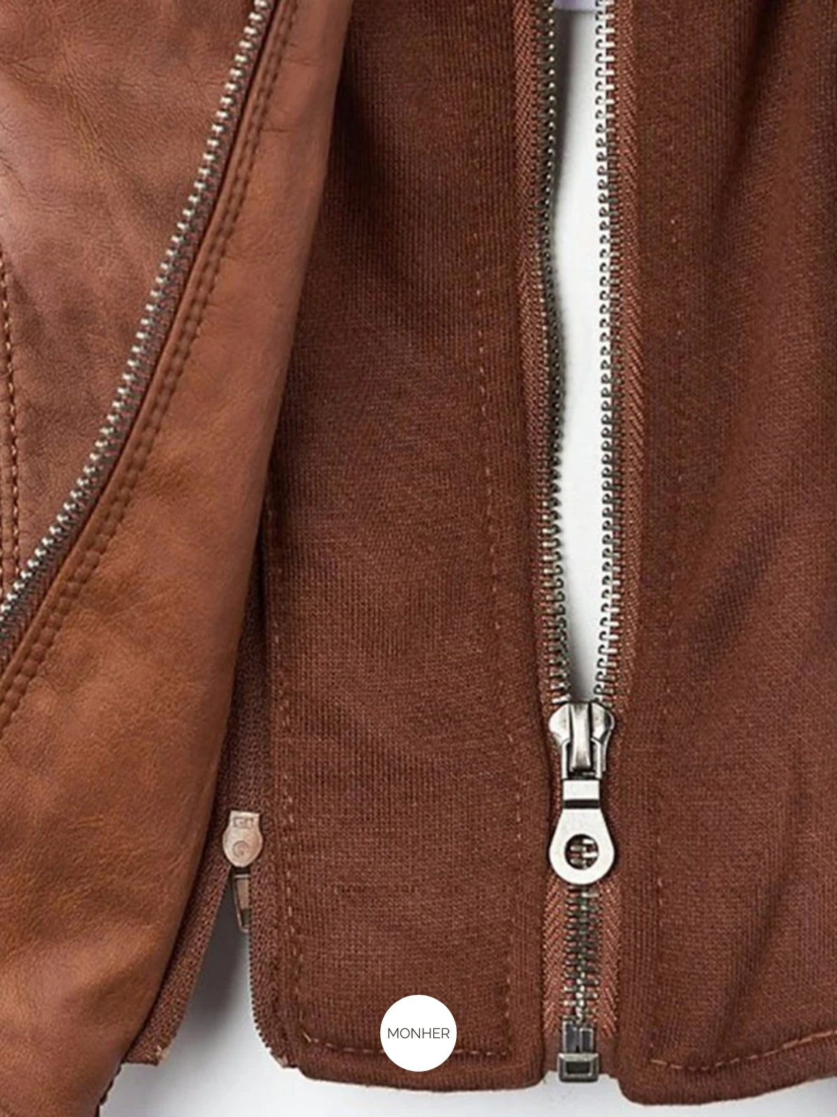 Francis - Chaqueta de piel con capucha