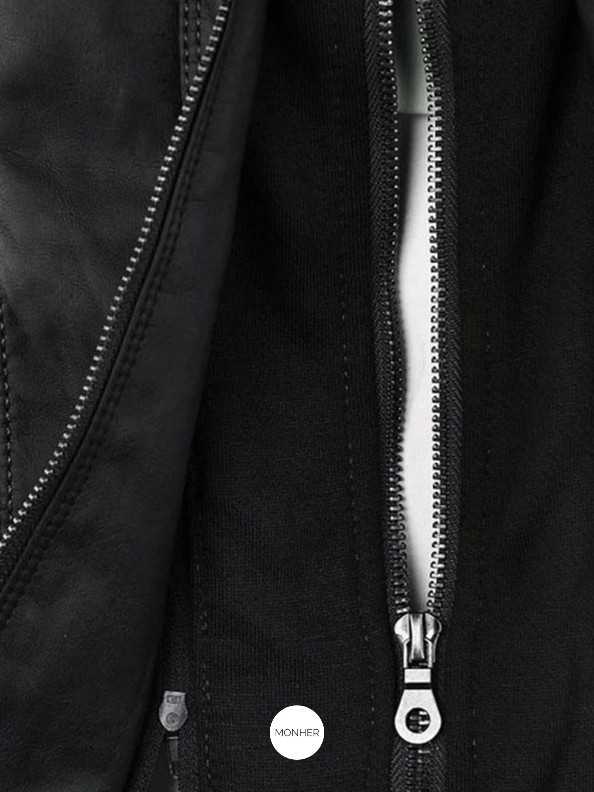 Francis - Chaqueta de piel con capucha