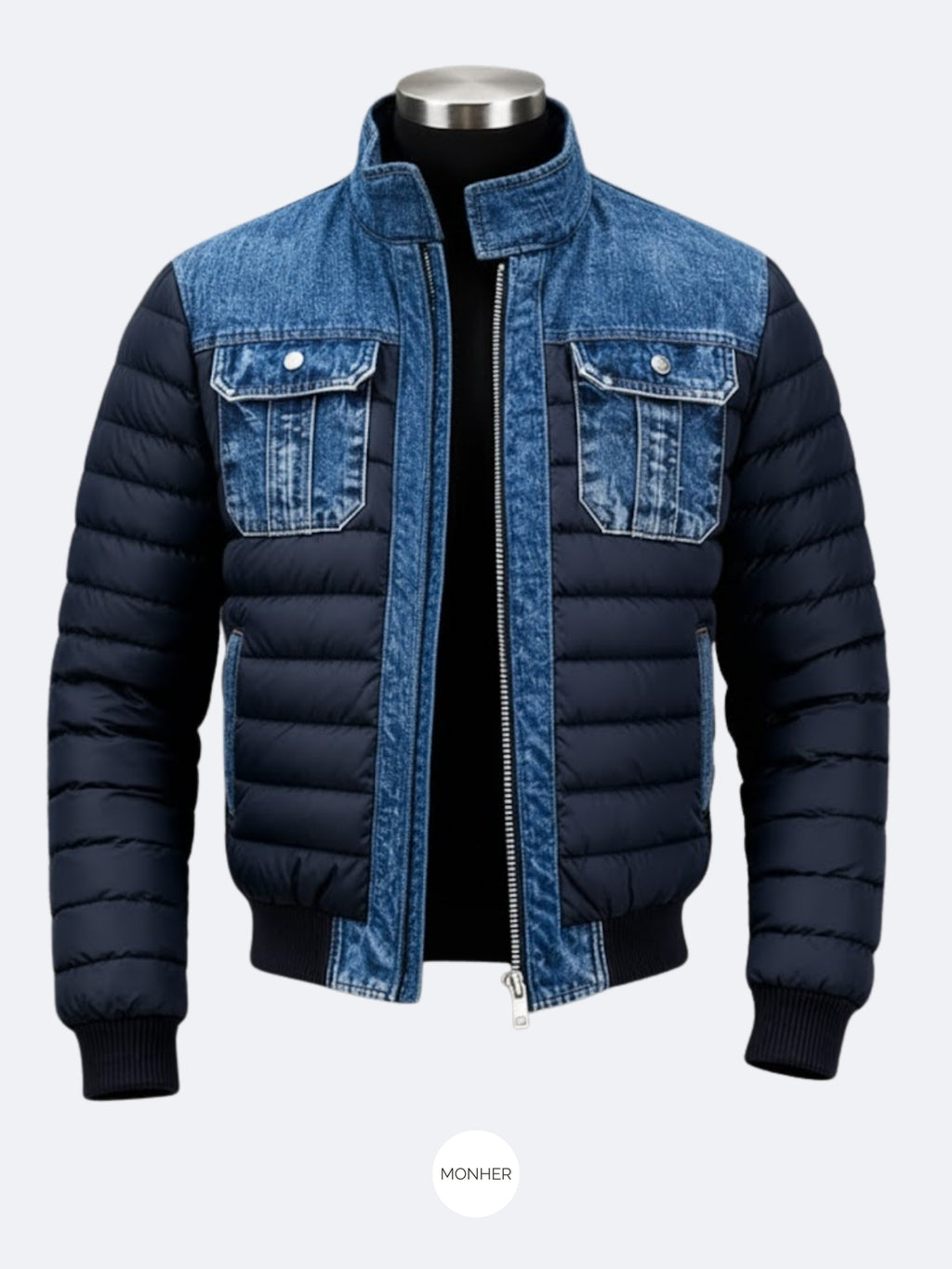 Chaqueta Denim Patchwork Vintage