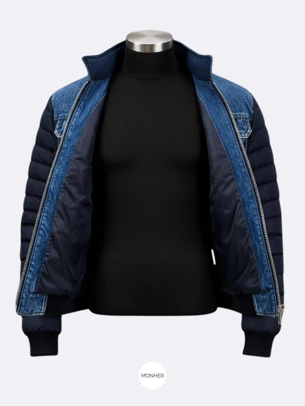 Chaqueta Denim Patchwork Vintage