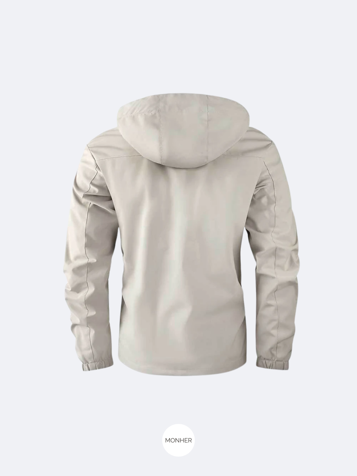 Chaqueta impermeable blanca