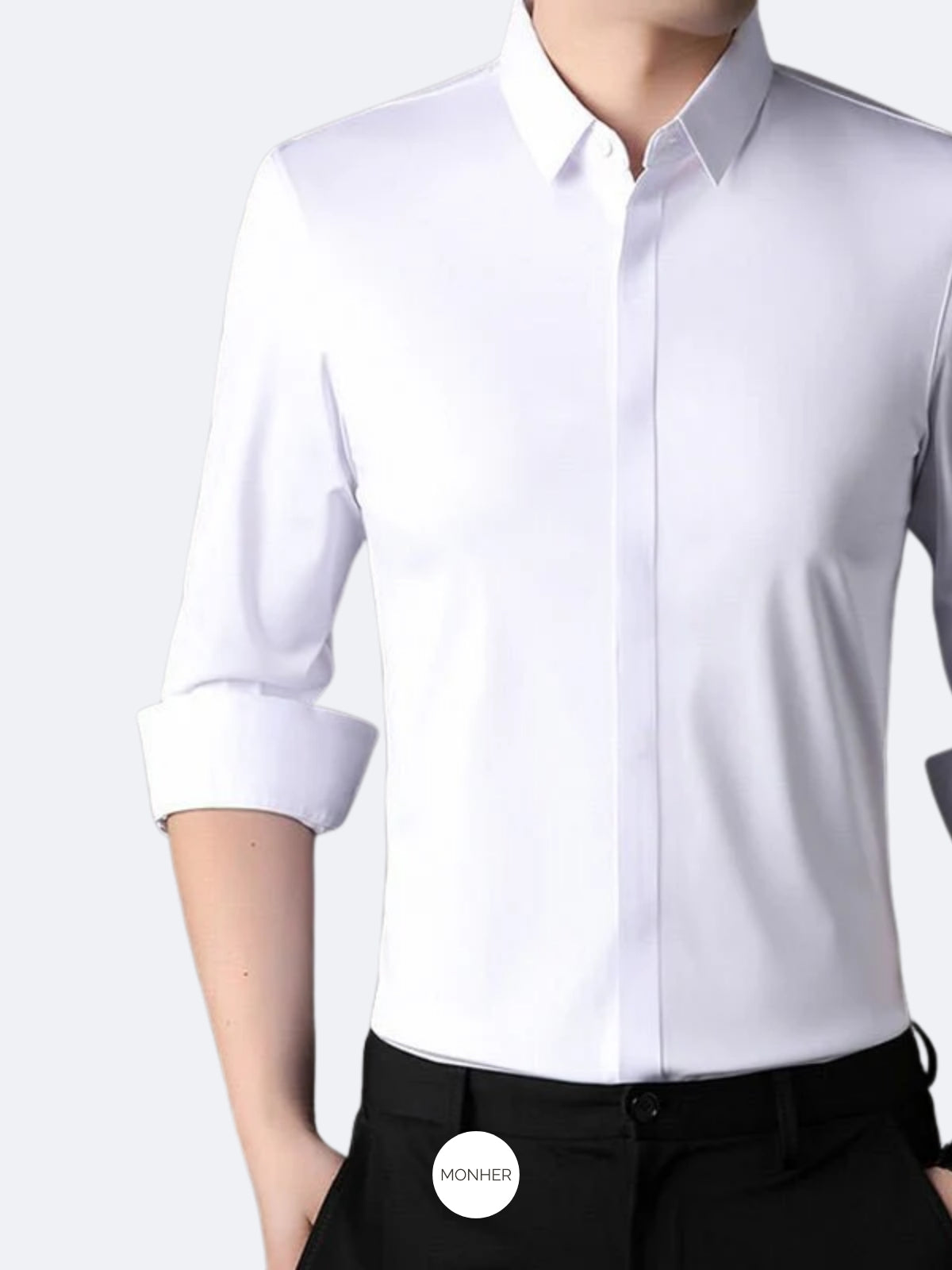 Camiseta elástica corte moderno