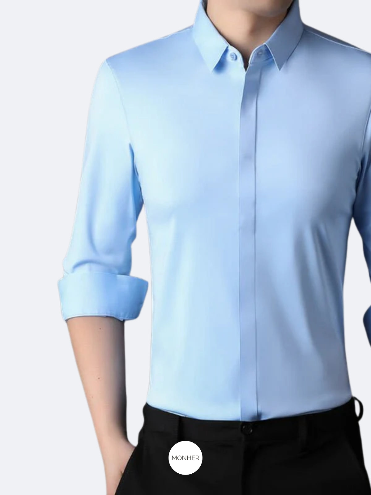 Camiseta elástica corte moderno