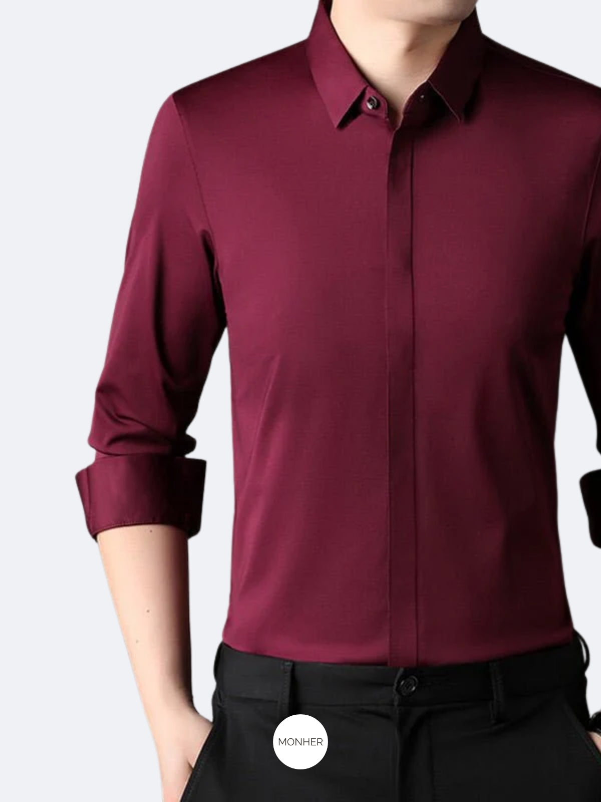 Camiseta elástica corte moderno