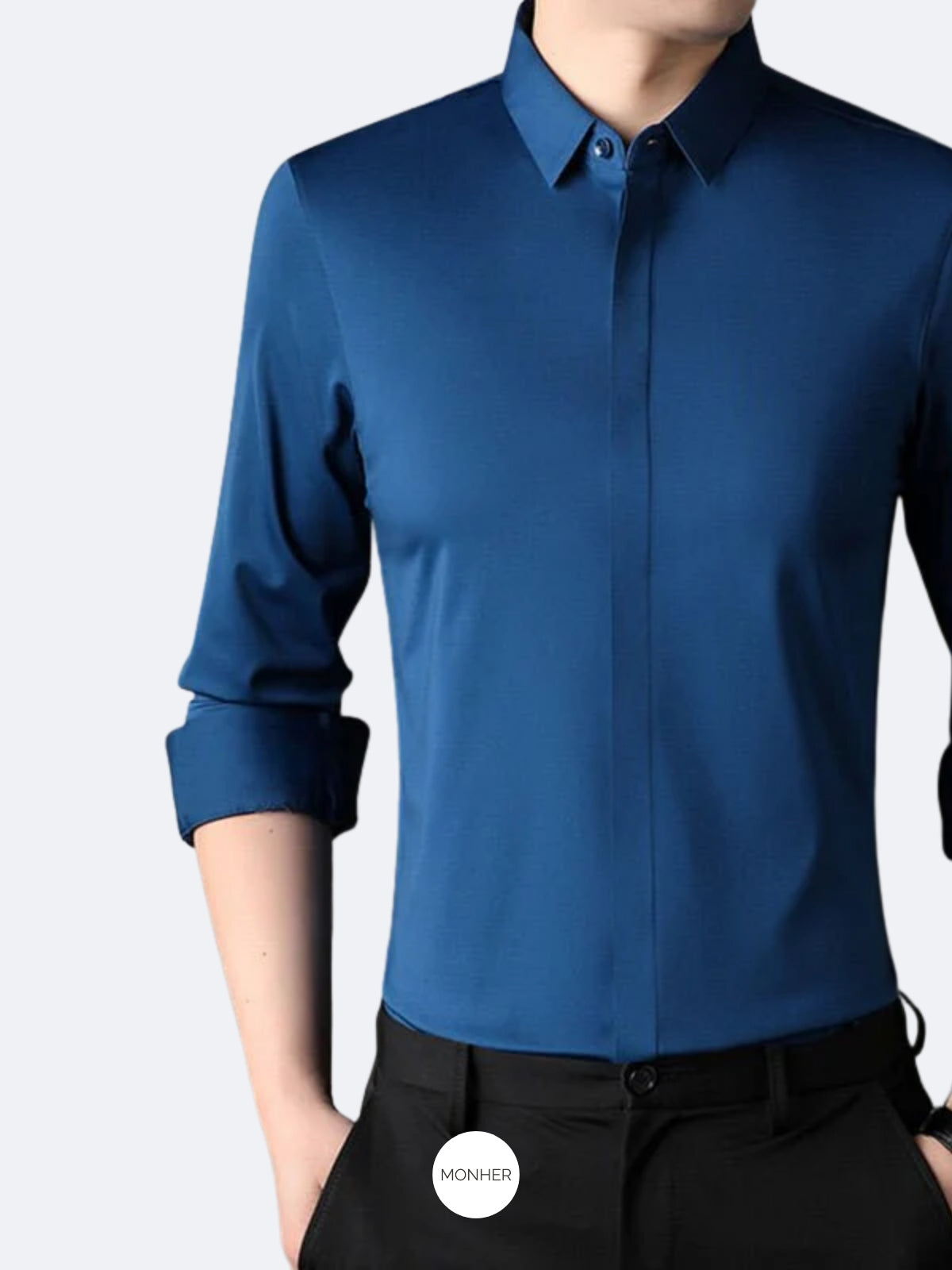 Camiseta elástica corte moderno