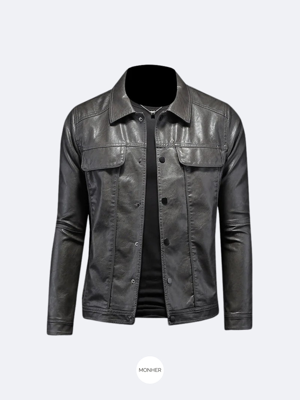 Chaqueta Cuero Hombre