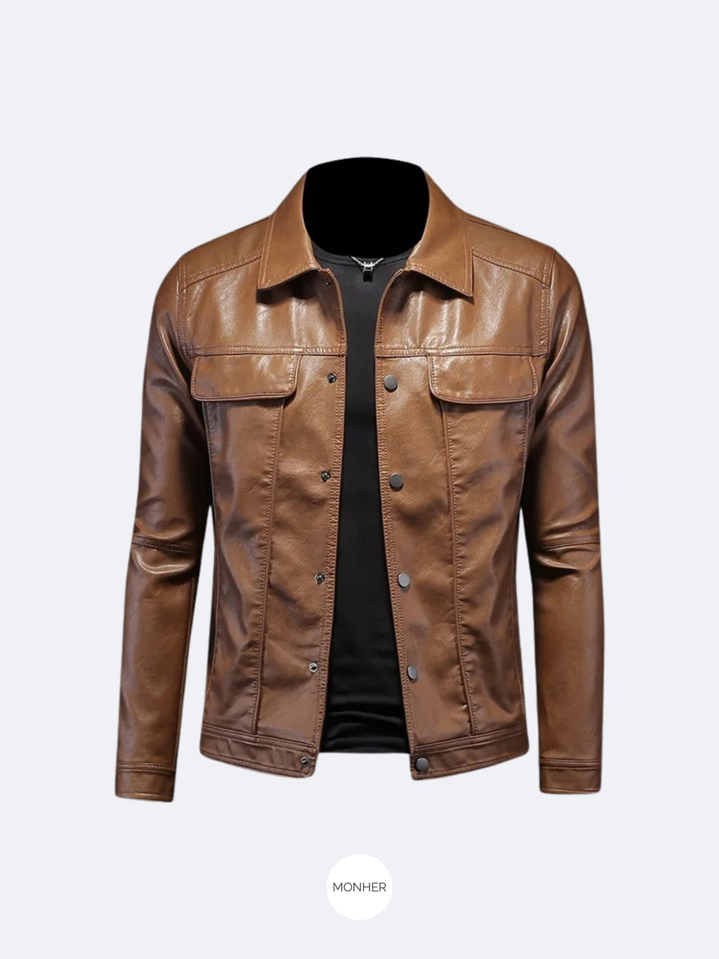 Chaqueta Cuero Hombre