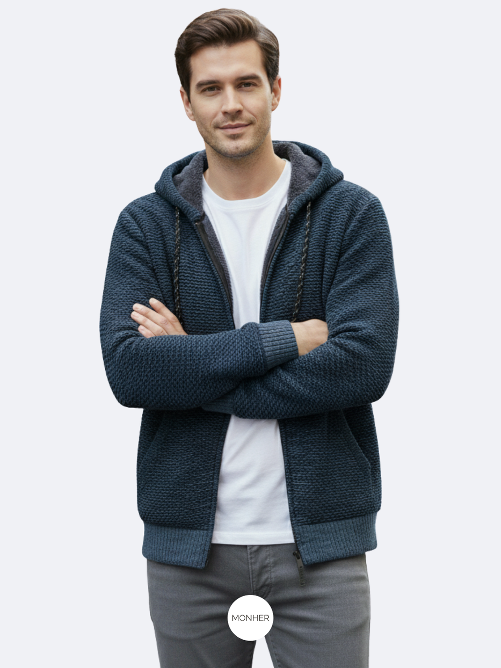 Cárdigan Abierto Hombre