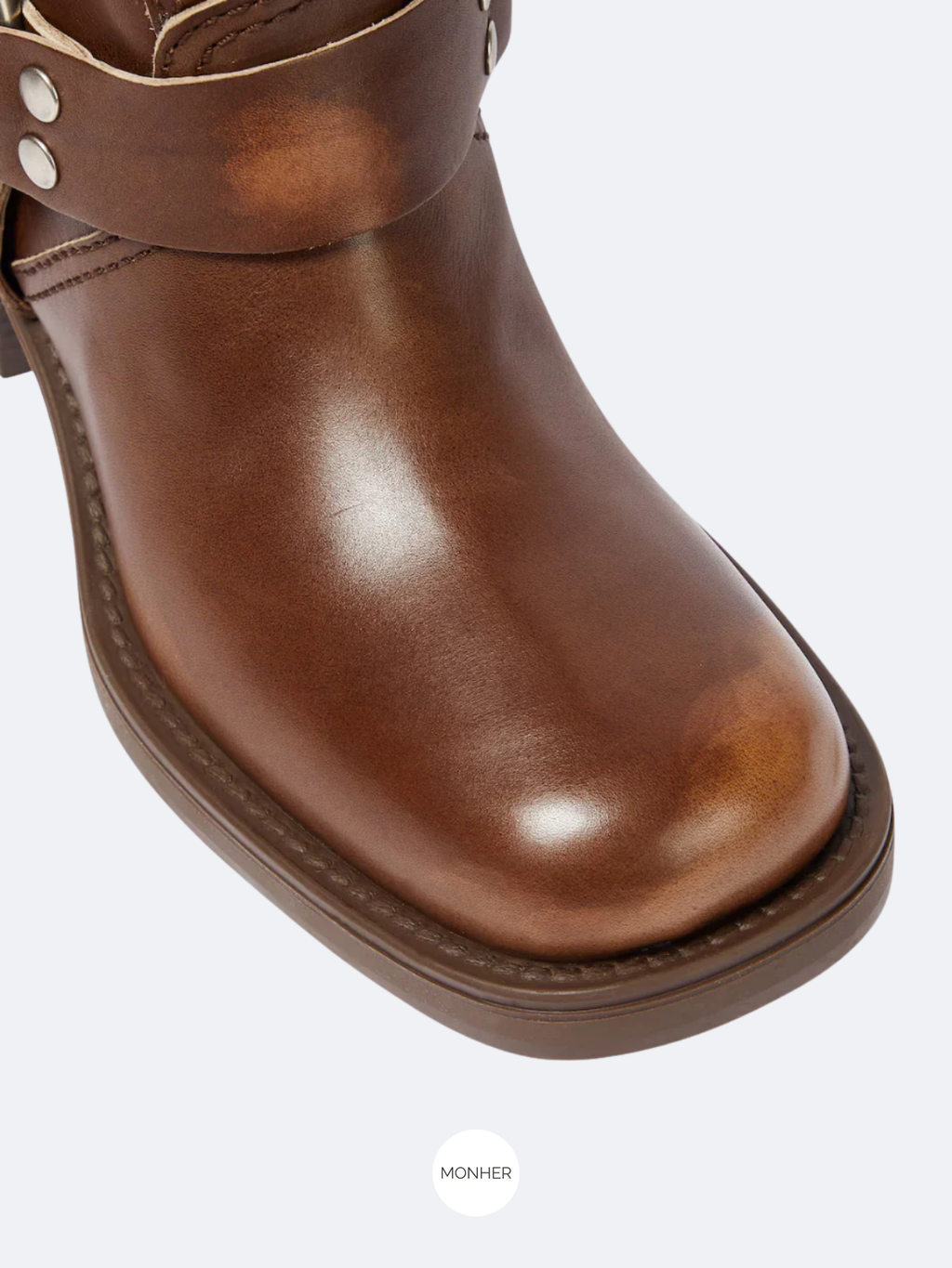 Harley Boots Negro – Botín Premium con Hebillas