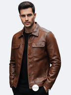 Chaqueta Cuero Hombre
