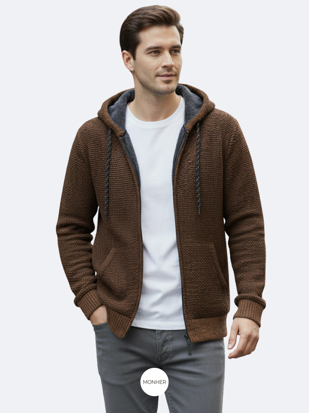 Cárdigan Abierto Hombre