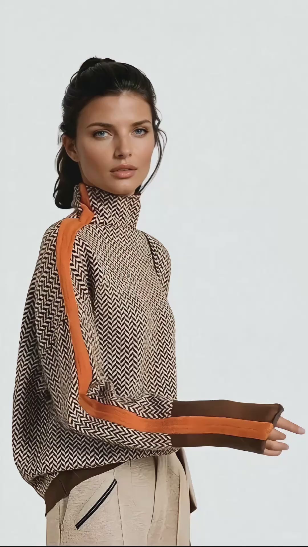 Noa - Suéter de cuello alto premium